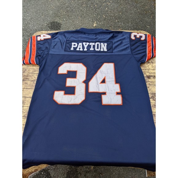 Mitchell & Ness Chicago Bears Walter Payton NFL Football Blue Jersey USA 52 XL - Picture 3 of 6